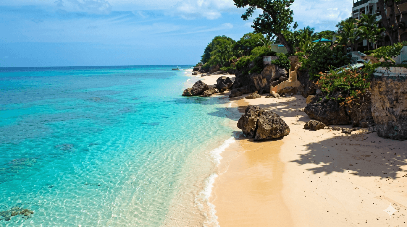 Swaying palms, sapphire waters, & white soft sandy beaches Swaying palms, sapphire waters, & white soft sandy beaches